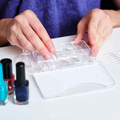 Imagem de Tips Unhas Postiças 100 Unid p/ Alongamento Extensão de Unha