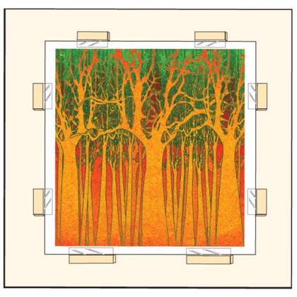 Imagem de Tira Adesiva Transparente Para Montagem Lineco L533-4015M
