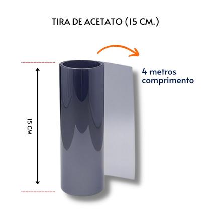 Imagem de Tira de acetato bwb  (15 cm. x 4 m.) c/ 1 un.