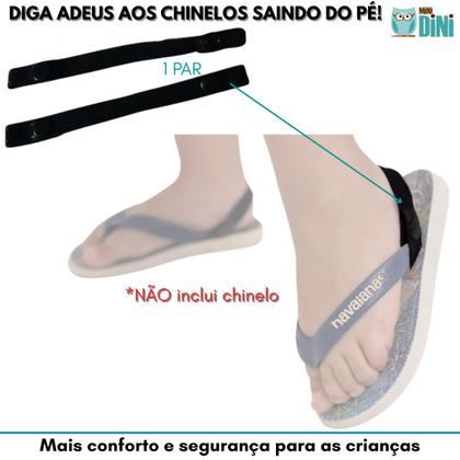 Imagem de Tira De Segurança Para Chinelos Infantil Não Sair do Pé Confortável