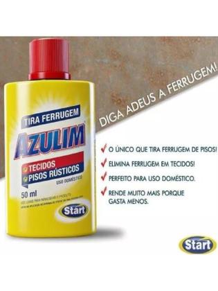 Imagem de Tira Ferrugem De Tecidos E Pisos Rústicos Azulim 50ml