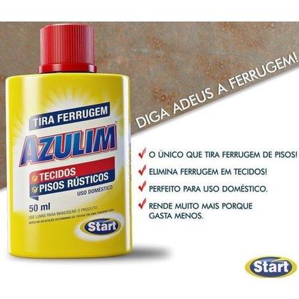 Imagem de Tira Ferrugem De Tecidos E Pisos Rusticos Azulim 50ml