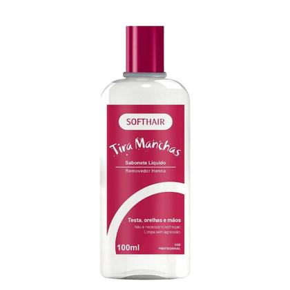 Imagem de Tira Manchas de Henna da Pele Removedor Sabonete Líquido Suaveness Soft Hair 100ml