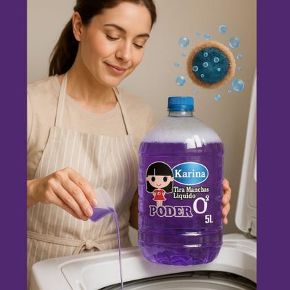 Imagem de Tira Manchas Líquido Galão 5L Karina Poder O2