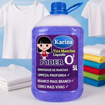 Imagem de Tira Manchas Líquido Galão 5L Karina Poder O2
