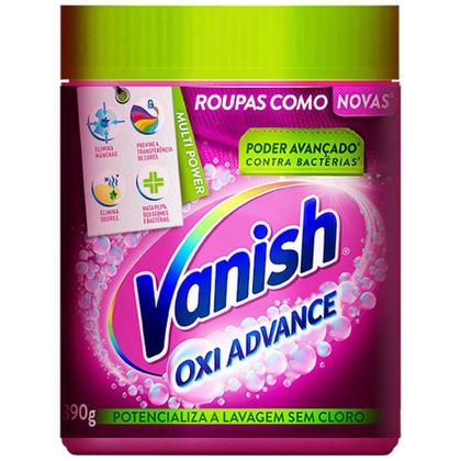 Imagem de Tira Manchas Po Vanish Oxi Advance 390g Roupas Coloridas