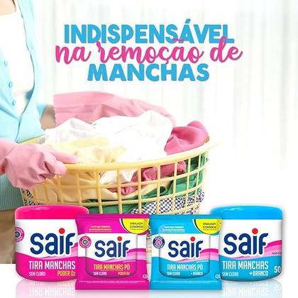 Imagem de Tira Manchas Sem Cloro Poder O2 Refil Pó 420g Saif