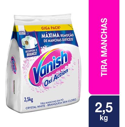 Imagem de Tira manchas Vanish Oxi Action Crystal White em pó 2,5Kg