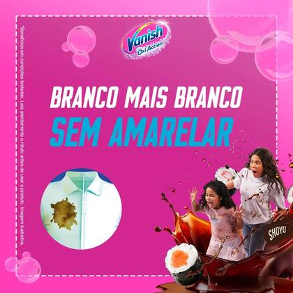 Imagem de Tira manchas Vanish Oxi Action Crystal White em pó 2,5Kg