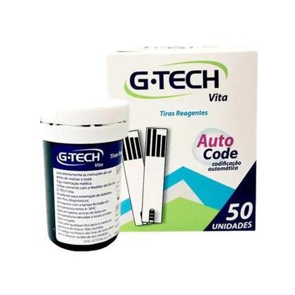 Imagem de Tiras Reagentes G-tech Vita 50 unidades