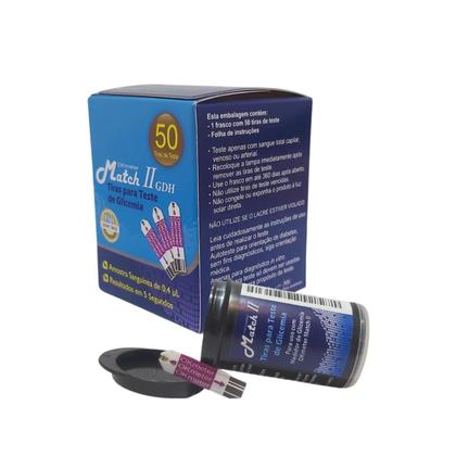 Imagem de TIRAS Reagentes MATCH II - OK METER c/50 Un