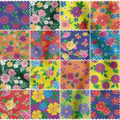 Imagem de TNT Estampado 1,40M 40G Retalhos PACH Floral RL-25MTS