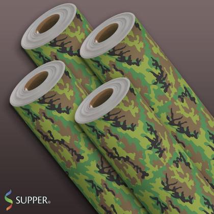 Imagem de TNT Estampado Camuflado 1,40M 40G - Rolo de 25 Metros