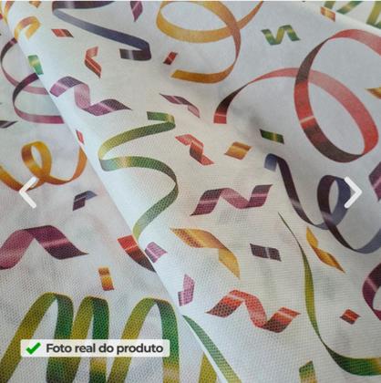Imagem de TNT Estampado Carnaval  Venda por Metro  Largura 1,40 m