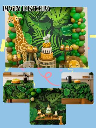 Imagem de Tnt Estampado Folha 1 Metro Festa Decoração Safari Painel