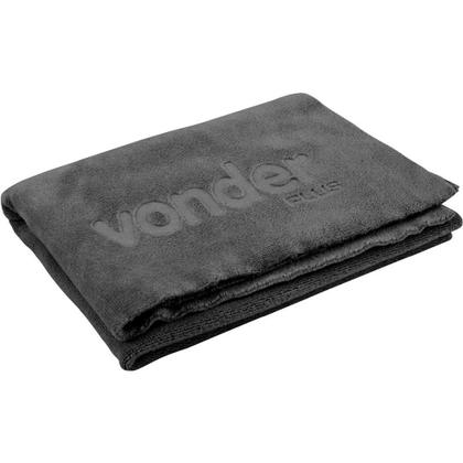 Imagem de Toalha 40x60cm 400GSM Microfibra Preta Vonder PLUS