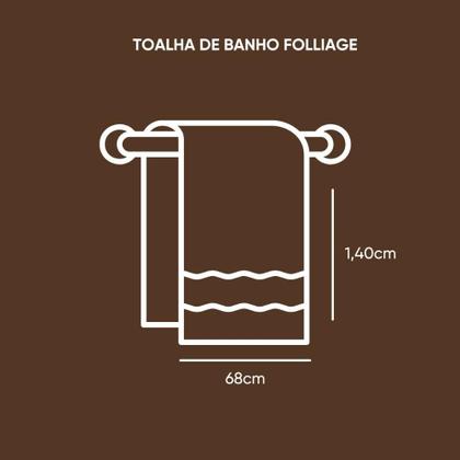 Imagem de Toalha 68x1,40 appel banho folliage