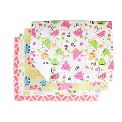 Imagem de Toalha Aparador de Louças Microfibra Estampada 38cm x 50cm