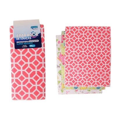 Imagem de Toalha Aparador de Louças Microfibra Estampada 38cm x 50cm