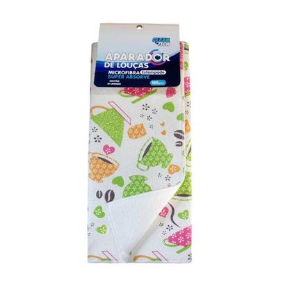 Imagem de Toalha Aparador de Louças Microfibra Estampada 40cm x 30cm