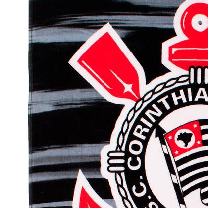 Imagem de Toalha Banho Aveludada Corinthians 70x140cm Buettner