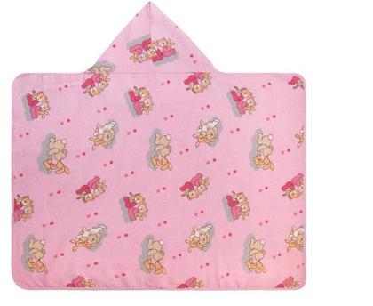 Imagem de Toalha Banho Bebe Toalha C/ Forro Fralda 70x90cm Bercinho