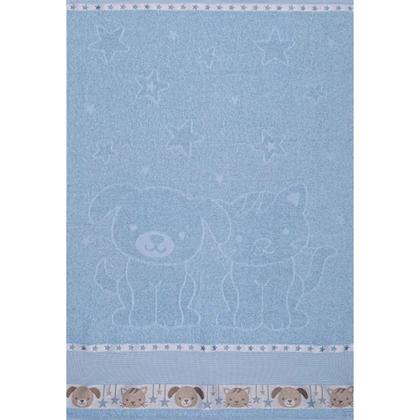 Imagem de Toalha Banho Infantil Macia Kids Ponto Cruz 75x110cm 100% Algodão