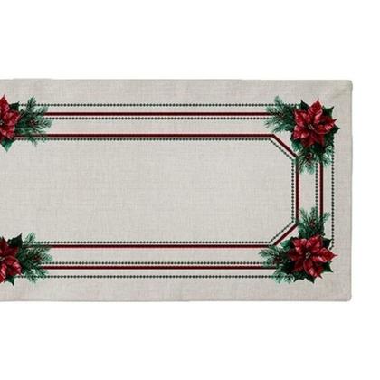 Imagem de Toalha Caminho Mesa Natalino Petalas Natal 530059 43X141Cm