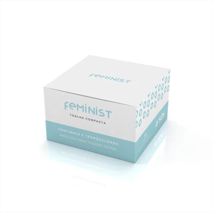 Imagem de Toalha Compacta Descartável para Higiene Feminist - 10 Unidades - A SOS