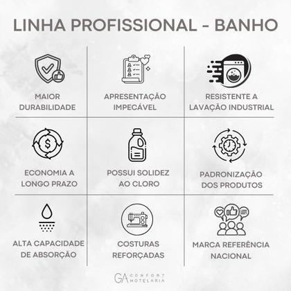 Imagem de Toalha de Banhão Hotel 500g/m² Branco  Toronto  TEKA Profiline