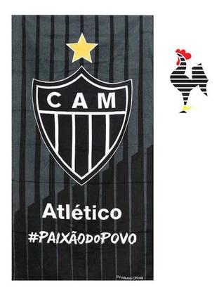 Imagem de Toalha De Banho Aveludada Atletico Mineiro 70cmx1,40m