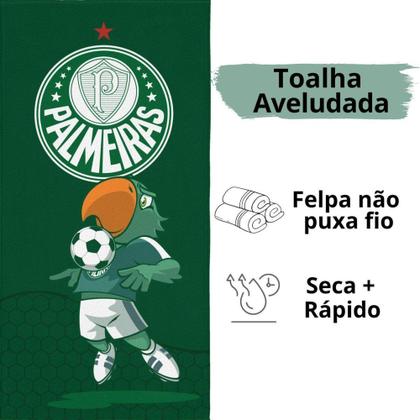 Imagem de Toalha de Banho Aveludada Palmeiras 70 cm x 1,40 m Lepper