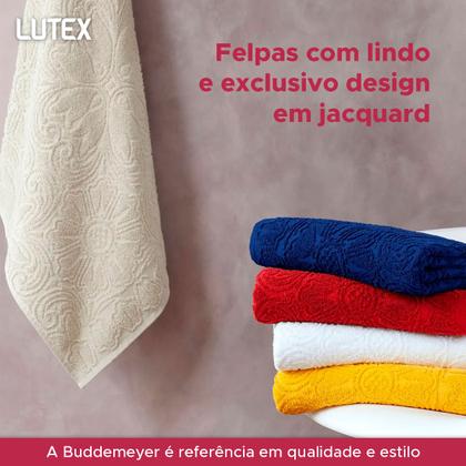 Imagem de Toalha de Banho Avulsa Buddemeyer 100% Algodão Fibra Longa Jacquard 70 x 135 - Felpuda Macia Grossa