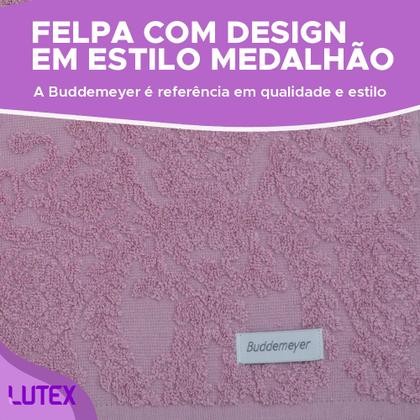 Imagem de Toalha de Banho Avulsa Buddemeyer 100% Algodão Fibra Longa Jacquard 70 x 135 - Felpuda Macia Grossa