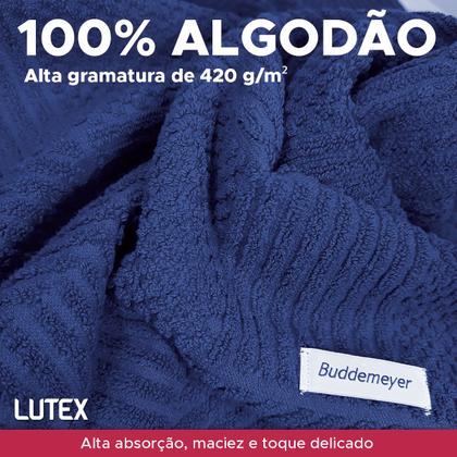 Imagem de Toalha de Banho Avulsa Buddemeyer 100% Algodão Fibra Longa Jacquard 70 x 135 - Felpuda Macia Grossa