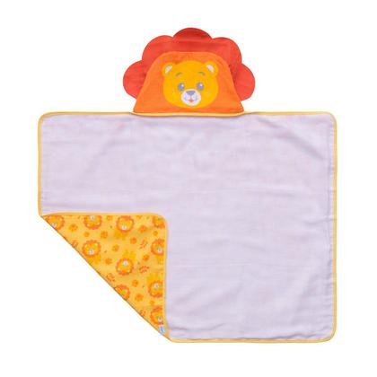 Imagem de Toalha de banho bebê estampada c/ capuz bichinhos-baby joy