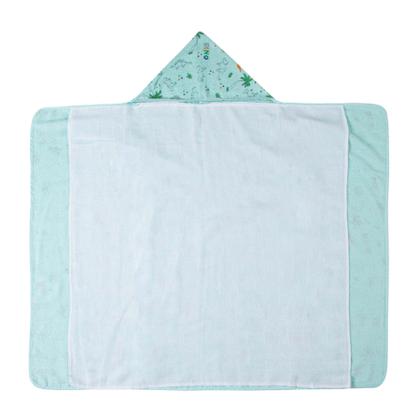 Imagem de Toalha de banho Bebê Felpuda 100% Algodão Com Forro de Fralda e Capuz - Karinho