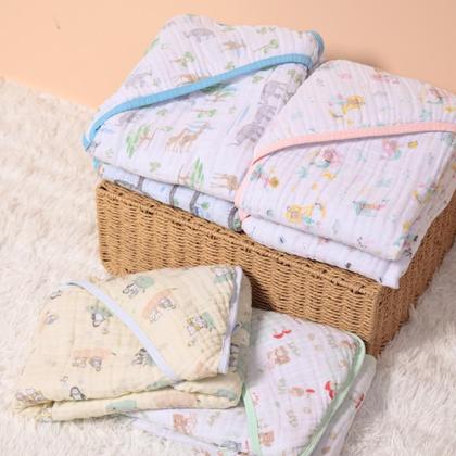 Imagem de Toalha de Banho Bebê Fralda SOFT 100% Algodão 80x80cm C/ Capuz Papi