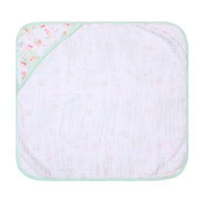 Imagem de Toalha de Banho Bebê Fralda SOFT 100% Algodão 80x80cm C/ Capuz Papi