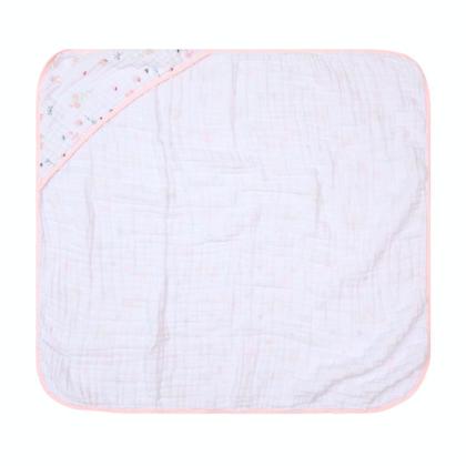 Imagem de Toalha de Banho Bebê Fralda Soft 100% Algodão 80x80cm C/ Capuz Papi