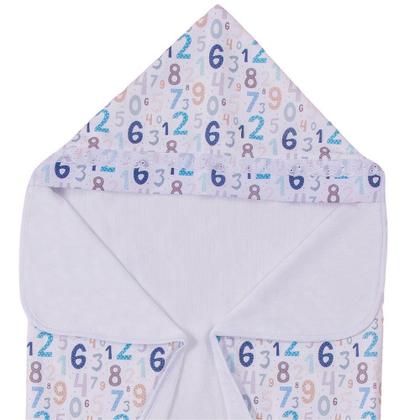 Imagem de Toalha de Banho Bebê Numbers com Capuz
