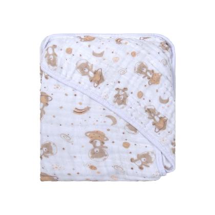 Imagem de Toalha de Banho Bebê Soft 2 Camada de Fralda Bublim