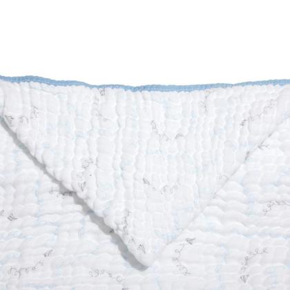 Imagem de Toalha De Banho Bebê Soft Com Capuz Avião Azul Papi