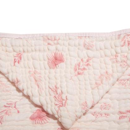 Imagem de Toalha De Banho Bebê Soft Com Capuz Folhagem Rosa Papi