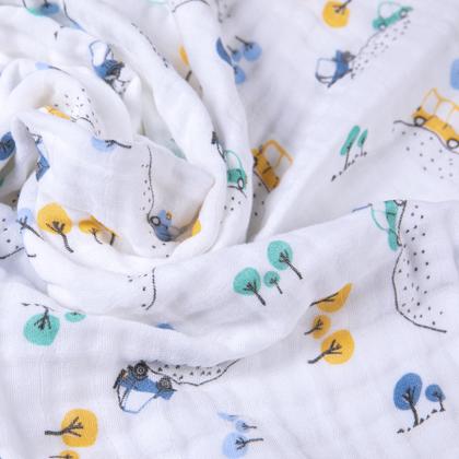 Imagem de Toalha de Banho Bebê Soft Especial 100% Algodão Estampada 80x80cm  C/Capuz - Karinho