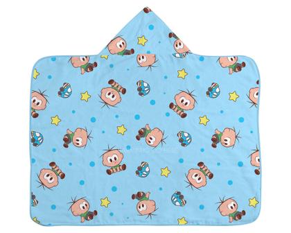 Imagem de Toalha de banho bebê turma da mônica c/ capuz ii algodão-incomfral