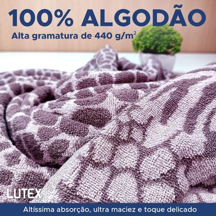 Imagem de Toalha De Banho Buddemeyer Animal Print 100% Algodão Fio Tinto Alta Absorção Ultra Macia 70 x 140cm