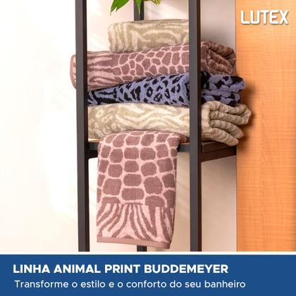 Imagem de Toalha De Banho Buddemeyer Animal Print 100% Algodão Fio Tinto Alta Absorção Ultra Macia 70 x 140cm