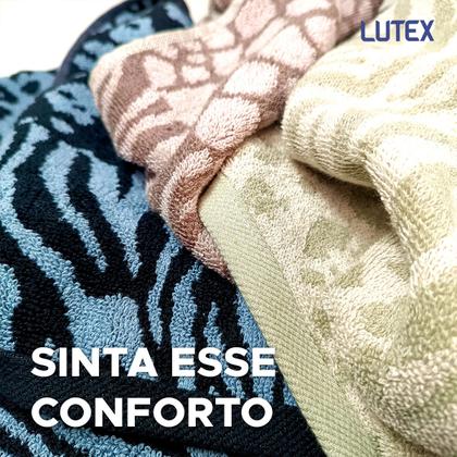 Imagem de Toalha De Banho Buddemeyer Animal Print 100% Algodão Fio Tinto Alta Absorção Ultra Macia 70 x 140cm