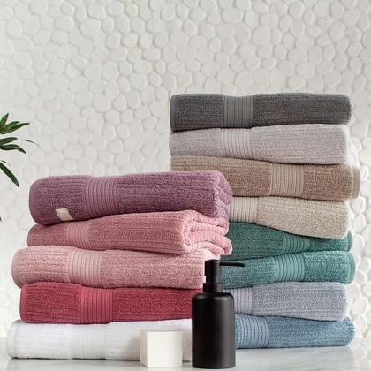 Imagem de Toalha De Banho Buddemeyer Fio Penteado Canelado 100% Algodão Ultrasoft